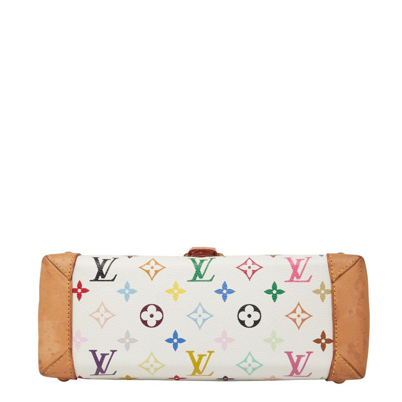 ルイ ヴィトン モノグラム マルチカラー エライザ ショルダーバッグ M40098 ブロン ホワイト PVC レザー レディース LOUIS VUITTON 【中古】