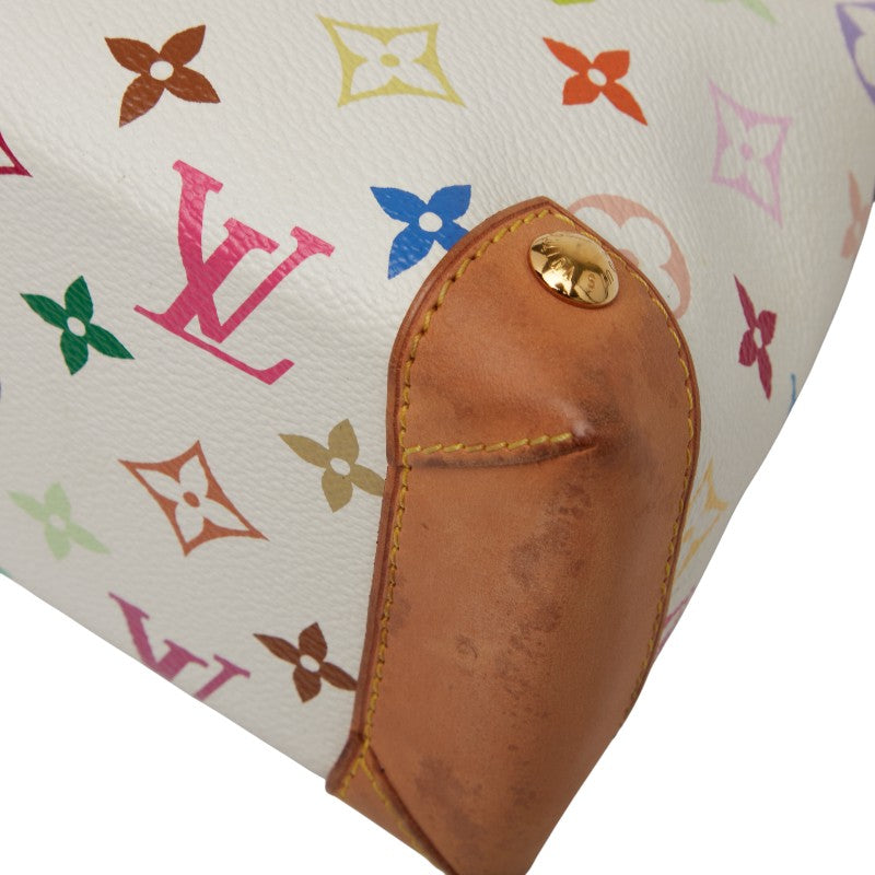 ルイ ヴィトン モノグラム マルチカラー エライザ ショルダーバッグ M40098 ブロン ホワイト PVC レザー レディース LOUIS VUITTON 【中古】