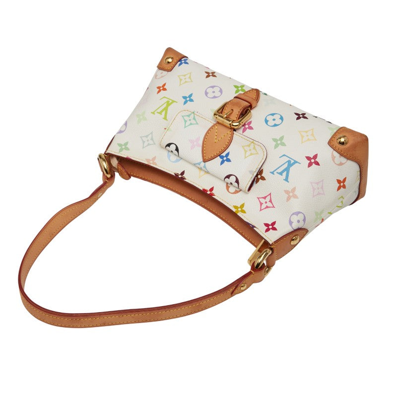 ルイ ヴィトン モノグラム マルチカラー エライザ ショルダーバッグ M40098 ブロン ホワイト PVC レザー レディース LOUIS VUITTON 【中古】