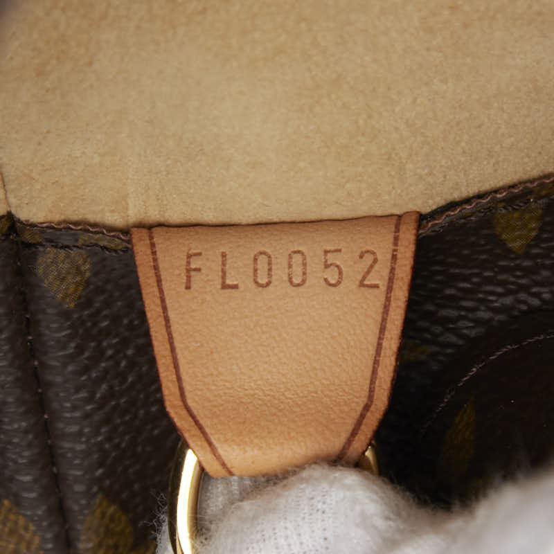 ルイ ヴィトン モノグラム ルコ トートバッグ ショルダーバッグ M51155 ブラウン PVC レザー レディース LOUIS VUITTON 【中古】