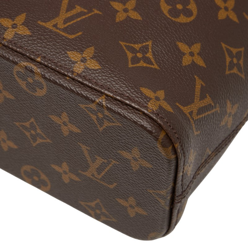 ルイ ヴィトン モノグラム ルコ トートバッグ ショルダーバッグ M51155 ブラウン PVC レザー レディース LOUIS VUITTON 【中古】