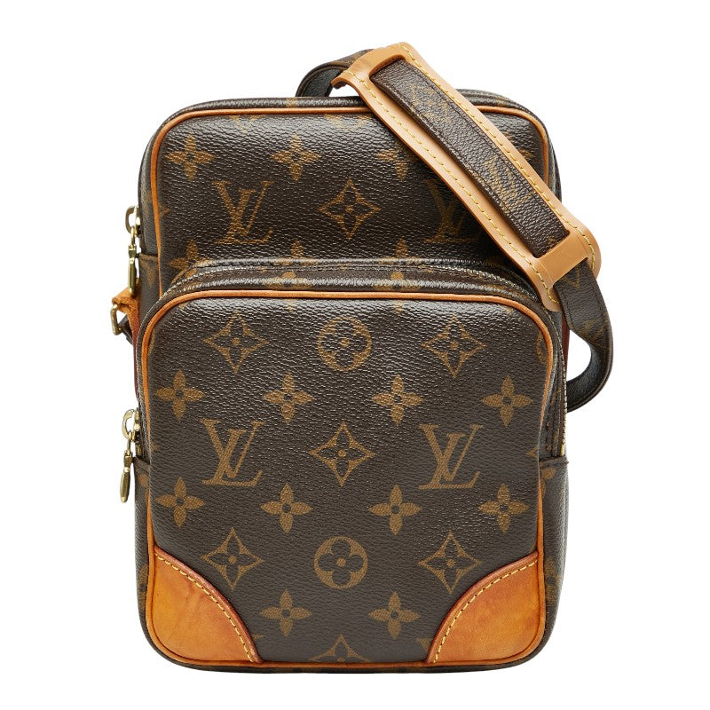 ルイ ヴィトン モノグラム アマゾン ショルダーバッグ M45236 ブラウン PVC レザー レディース LOUIS VUITTON 【中古】