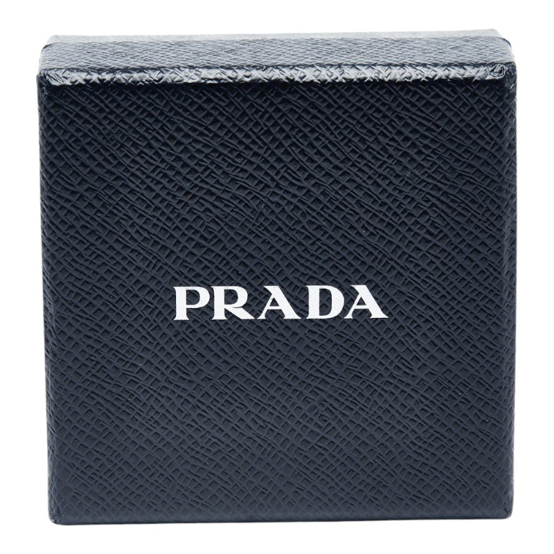 プラダ ロゴ ベルトブレスレット レッド ゴールド レザー メッキ レディース PRADA 【中古】