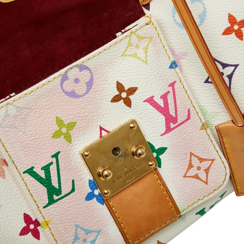 ルイ ヴィトン モノグラム マルチカラー スピーディ30 ハンドバッグ M92643 ブロン ホワイト PVC レザー レディース LOUIS VUITTON 【中古】