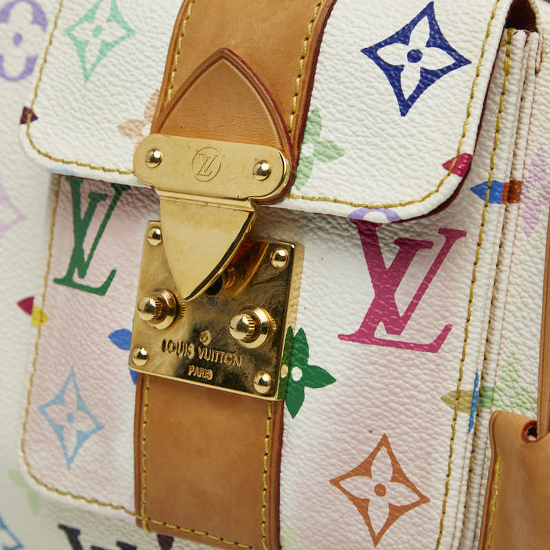 ルイ ヴィトン モノグラム マルチカラー スピーディ30 ハンドバッグ M92643 ブロン ホワイト PVC レザー レディース LOUIS VUITTON 【中古】