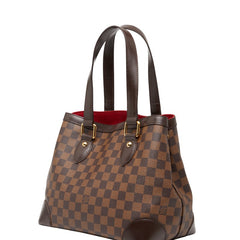 ルイ ヴィトン ダミエ ハムステッドPM トートバッグ ハンドバッグ N51205 エベヌ ブラウン PVC レザー レディース LOUIS VUITTON 中古