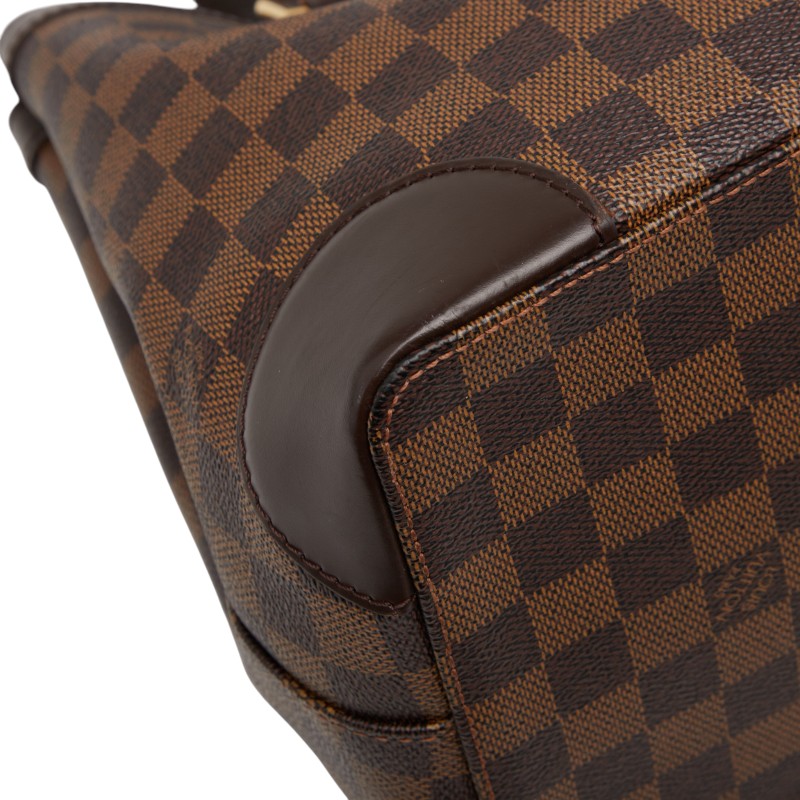 ルイ ヴィトン ダミエ ハムステッドPM トートバッグ ハンドバッグ N51205 エベヌ ブラウン PVC レザー レディース LOUIS VUITTON 【中古】