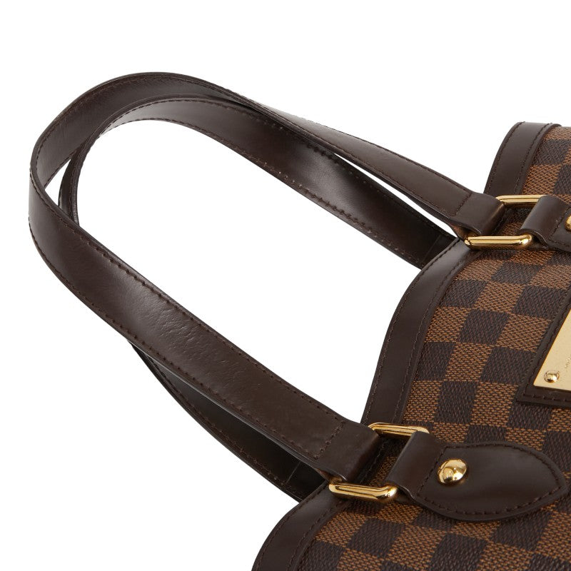 ルイ ヴィトン ダミエ ハムステッドPM トートバッグ ハンドバッグ N51205 エベヌ ブラウン PVC レザー レディース LOUIS VUITTON 【中古】