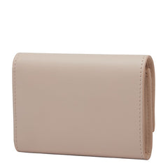 ロエベ ぺブル バーティカル ウォレット スモール 三つ折り財布 ピンク レザー レディース LOEWE 【中古】
