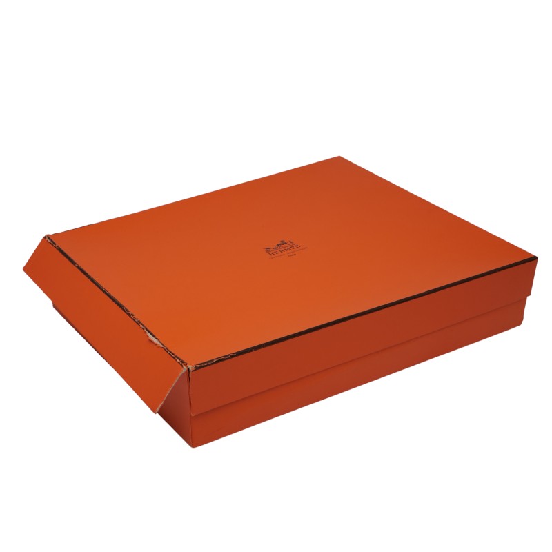 エルメス サックアデペッシュ38 ビジネスバッグ ブリーフケース オレンジ トリヨンクレマンス レディース HERMES 【中古】
