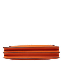 エルメス サックアデペッシュ38 ビジネスバッグ ブリーフケース オレンジ トリヨンクレマンス レディース HERMES 【中古】