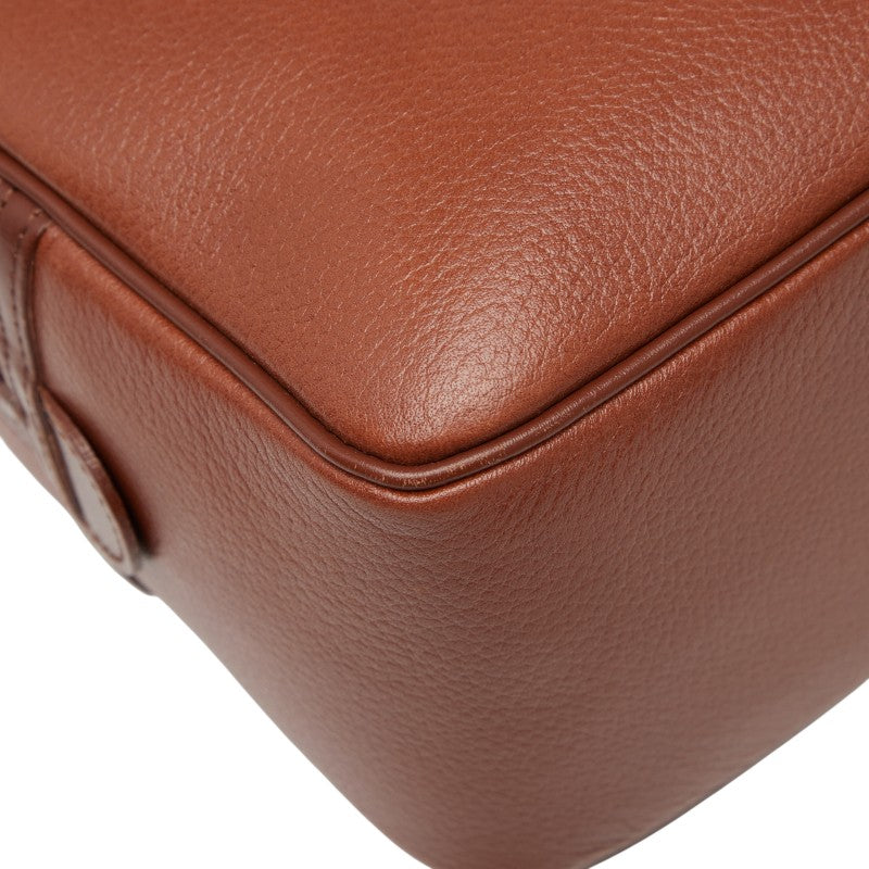 バーバリー ノバチェック シャドーホース ボストンバッグ ブラウン レザー レディース BURBERRY 【中古】