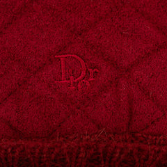 ディオール 手袋 グローブ ワインレッド ウール ナイロン レディース Dior 【中古】
