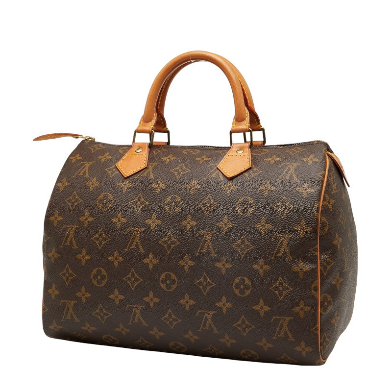 ルイ ヴィトン モノグラム スピーディ30 ハンドバッグ ミニボストンバッグ M41108 ブラウン PVC レザー レディース LOUIS VUITTON 【中古】