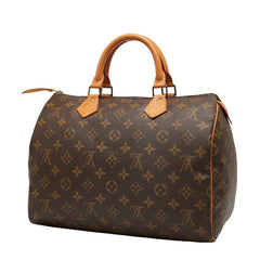 ルイ ヴィトン モノグラム スピーディ30 ハンドバッグ ミニボストンバッグ M41108 ブラウン PVC レザー レディース LOUIS VUITTON 【中古】