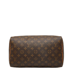 ルイ ヴィトン モノグラム スピーディ30 ハンドバッグ ミニボストンバッグ M41108 ブラウン PVC レザー レディース LOUIS VUITTON 【中古】