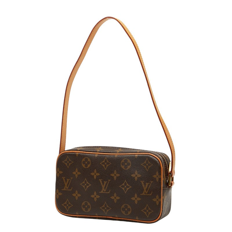 ルイ ヴィトン モノグラム ポシェット シテ ワンショルダーバッグ M51183 ブラウン PVC レザー レディース LOUIS VUITTON 【中古】