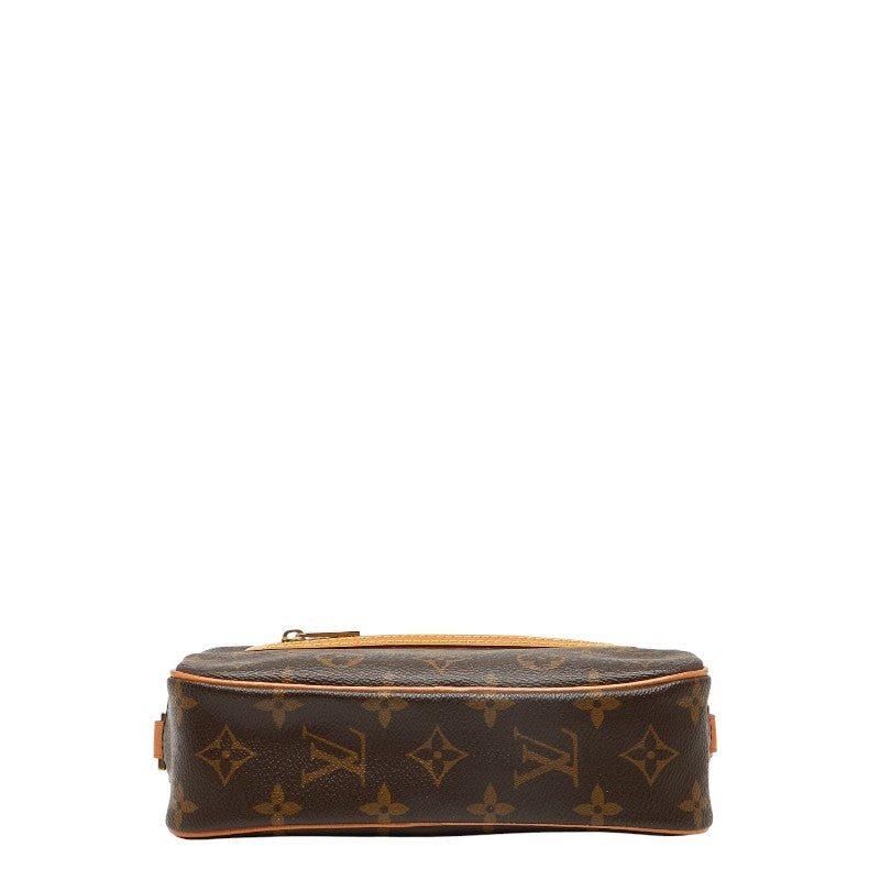 ルイ ヴィトン モノグラム ポシェット シテ ワンショルダーバッグ M51183 ブラウン PVC レザー レディース LOUIS VUITTON 【中古】