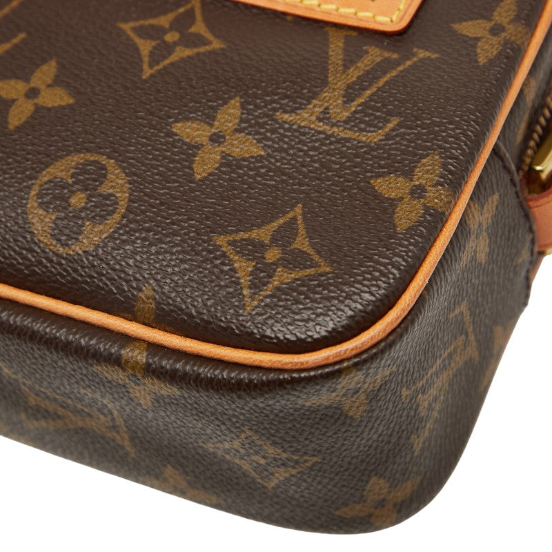 ルイ ヴィトン モノグラム ポシェット シテ ワンショルダーバッグ M51183 ブラウン PVC レザー レディース LOUIS VUITTON 【中古】