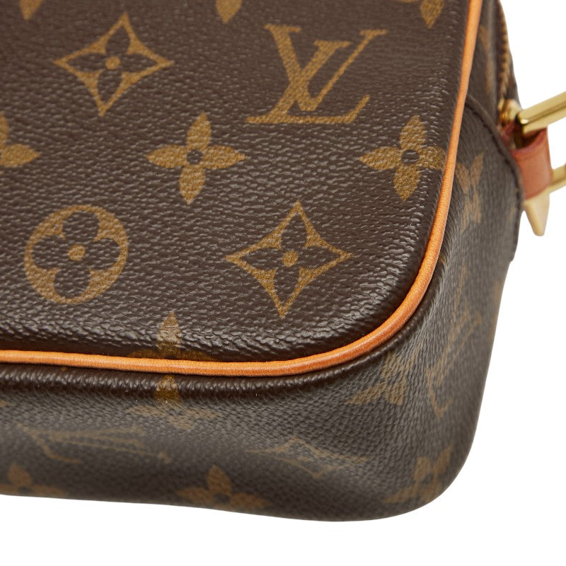 ルイ ヴィトン モノグラム ポシェット シテ ワンショルダーバッグ M51183 ブラウン PVC レザー レディース LOUIS VUITTON 【中古】