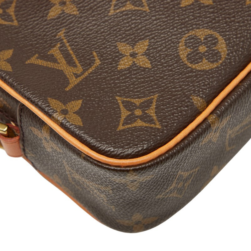 ルイ ヴィトン モノグラム ポシェット シテ ワンショルダーバッグ M51183 ブラウン PVC レザー レディース LOUIS VUITTON 【中古】