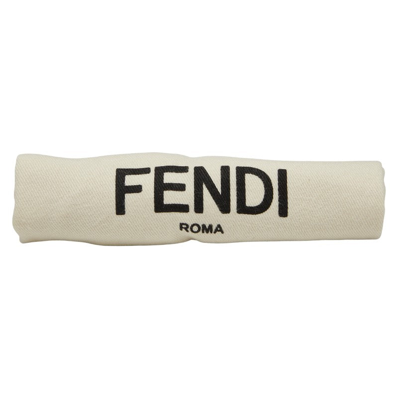 フェンディ カーリト スタッズ チェーン ショルダーバッグ ウォレットバッグ 8M0346 ブラック レザー レディース FENDI 【中古】