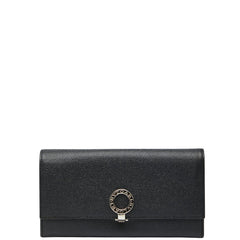 ブルガリ ブルガリブルガリ 長財布 ブラック レザー レディース BVLGARI 【中古】