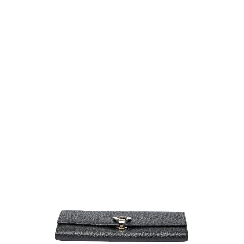 ブルガリ ブルガリブルガリ 長財布 ブラック レザー レディース BVLGARI 【中古】