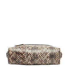 グッチ GGマーモント 斜め掛け ショルダーバッグ 517350 ブラウン ホワイト パイソン レザー レディース GUCCI 【中古】