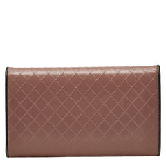 シャネル ビコローレ ココマーク 長財布 二つ折り長財布 ピンク レザー レディース CHANEL 【中古】