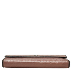 シャネル ビコローレ ココマーク 長財布 二つ折り長財布 ピンク レザー レディース CHANEL 【中古】