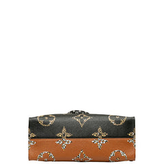 ルイ ヴィトン モノグラムジャングル オンザゴーGM ハンドバッグ ショルダーバッグ 2WAY M44674 ノワール キャラメル PVC レディース LOUIS VUITTON 【中古】