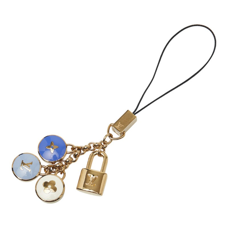 ルイ ヴィトン ビジュー テレフォンヌ パスティーユ ストラップ M65388 ゴールド マルチカラー メッキ レディース LOUIS VUITTON 【中古】