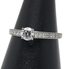 ヴァンクリーフ＆アーペル ロマンス リング 指輪 #50 VCARG27600 Pt950 プラチナ レディース Van Cleef & Arpels 【中古】