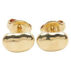 ティファニー ビーン スタッドピアス K18YG イエローゴールド レディース TIFFANY&Co. 【中古】