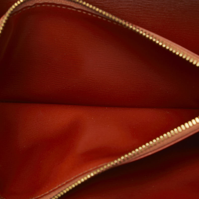 ルイ ヴィトン エピ ポシェット ポルトモネ クレディ 長財布 M63573 ケニアブラウン レザー レディース LOUIS VUITTON 【中古】