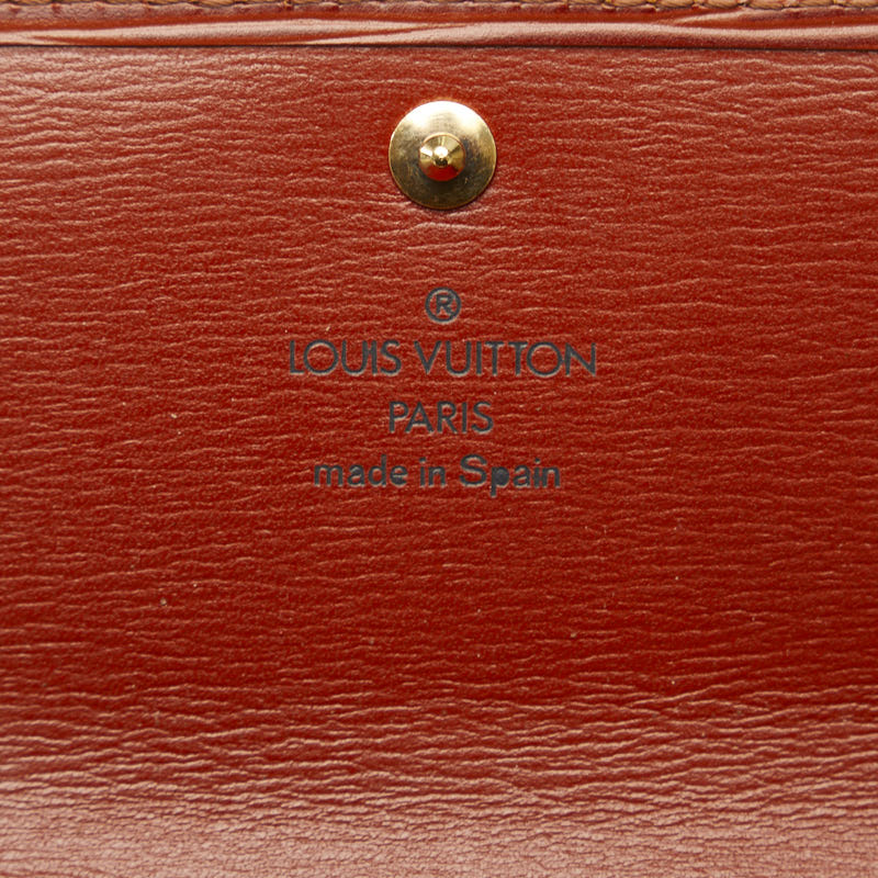ルイ ヴィトン エピ ポシェット ポルトモネ クレディ 長財布 M63573 ケニアブラウン レザー レディース LOUIS VUITTON 【中古】