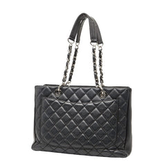 シャネル ココマーク GST チェーン トートバッグ ショルダーバッグ ブラック キャビアスキン レディース CHANEL 【中古】