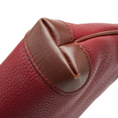 グッチ 斜め掛け ショルダーバッグ 87 007 5553 レッド ブラウン レザー レディース GUCCI 【中古】