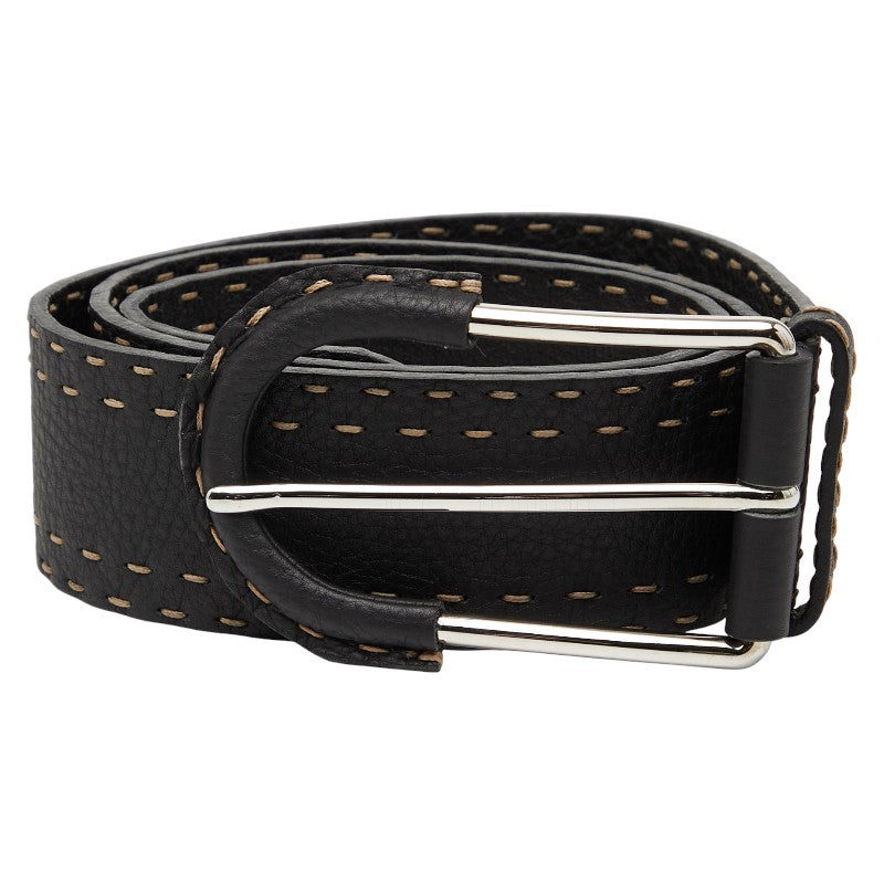フェンディ セレリア ベルト サイズ:90/36 ブラック レザー レディース FENDI 【中古】