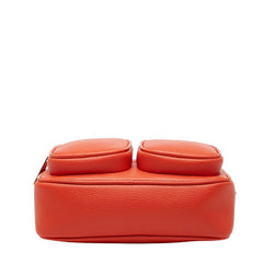 マイケルコース JET SET TRAVEL 斜め掛け ショルダーバッグ オレンジ レザー レディース Michael Kors 【中古】