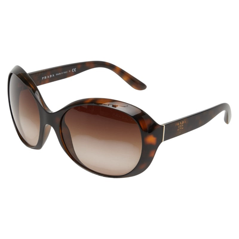 プラダ サングラス SPR04O ブラウン プラスチック レディース PRADA 【中古】