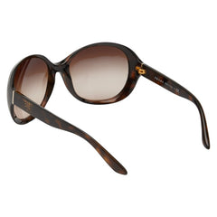 プラダ サングラス SPR04O ブラウン プラスチック レディース PRADA 【中古】