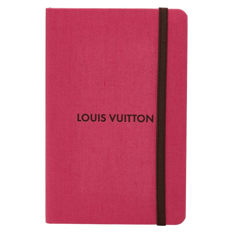 ルイ ヴィトン ノートブックPM ジェーン 手帳 GI1206 ピンク 紙 ファブリック レディース LOUIS VUITTON 【中古】