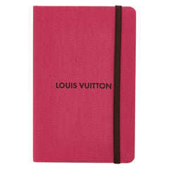 ルイ ヴィトン ノートブックPM ジェーン 手帳 GI1206 ピンク 紙 ファブリック レディース LOUIS VUITTON 【中古】