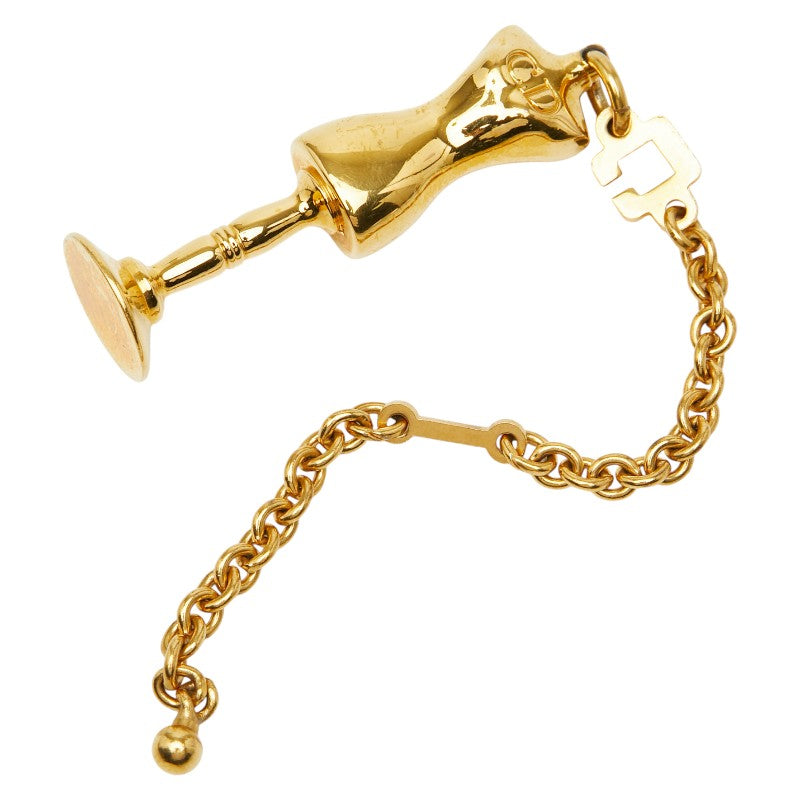 ディオール CDロゴ トルソー マネキン モチーフ チャーム ゴールド メッキ レディース Dior 【中古】