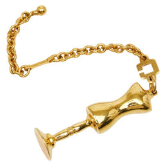 ディオール CDロゴ トルソー マネキン モチーフ チャーム ゴールド メッキ レディース Dior 【中古】