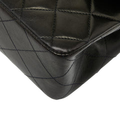 シャネル ココマーク マトラッセ23 ダブルフラップ チェーン ショルダーバッグ ブラック ラムスキン レディース CHANEL 【中古】