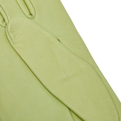 エルメス グローブ 手袋 6 1/2 ライトグリーン ラムスキン レディース HERMES 【中古】