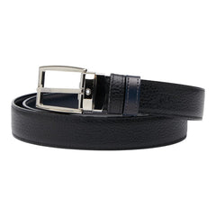 モンブラン リバーシブル ベルト ブラック ネイビー レザー メンズ MONTBLANC 【中古】